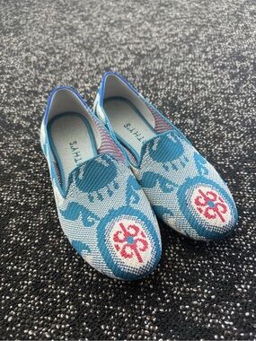 ROTHYS Women's Moroccan Teal Colorway Loafer Flats Shoes Limited Edition